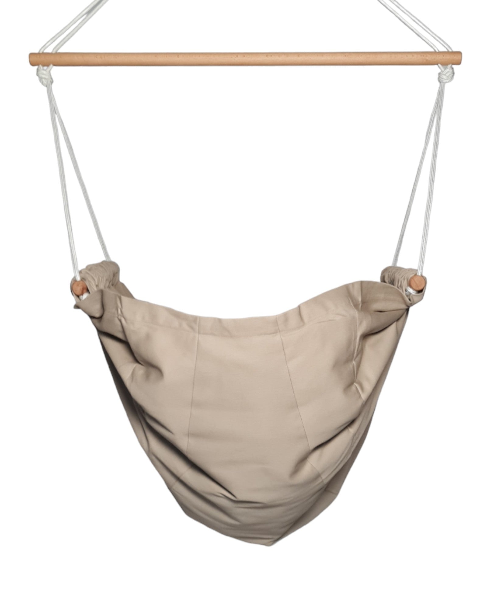 homba® zen hanging chair cotton beige