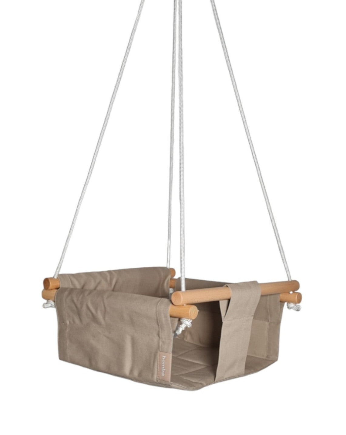 homba® Kinderschaukel Baumwolle beige (ab 6 Monate)